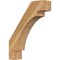 Ekena Millwork 6"W x 24"D x 30"H Merced Rough Sawn Knee Brace, Western Red Cedar BRC06X24X30MRC00RWR - alternate 1